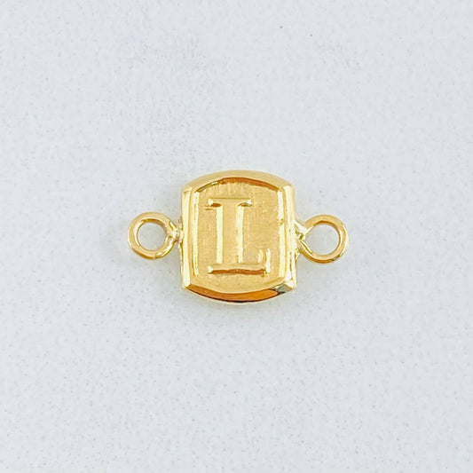 Herraje Letra L 0.3gr / 1/2 in / Oro Amarillo 18K
