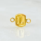 Herraje Letra L 0.3gr / 1/2 in / Oro Amarillo 18K