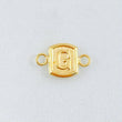 Herraje Letra G 0.35gr / 1/2 in / Oro Amarillo 18K
