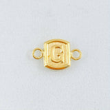Herraje Letra G 0.35gr / 1/2 in / Oro Amarillo 18K