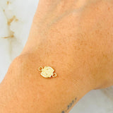 Herraje Letra G 0.35gr / 1/2 in / Oro Amarillo 18K
