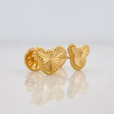 Topos Rostro Oso 0.65g / in / 8.1mm Oro Amarillo 18K