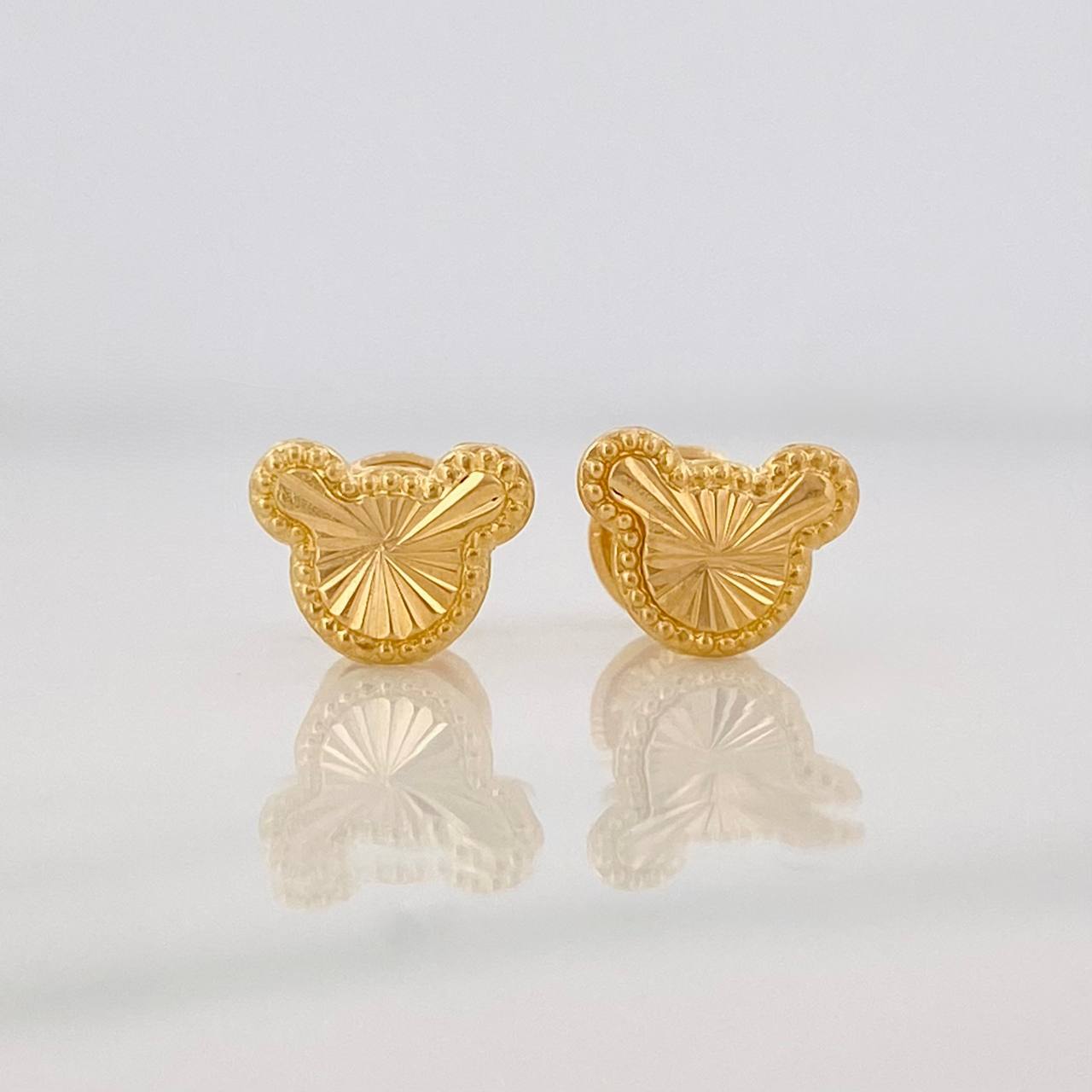 Topos Rostro Oso 0.65g / in / 8.1mm Oro Amarillo 18K
