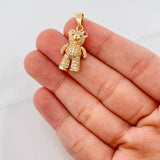 Dije Oso Articulado 4.55g / 1 1/4 in Oro Amarillo 18K