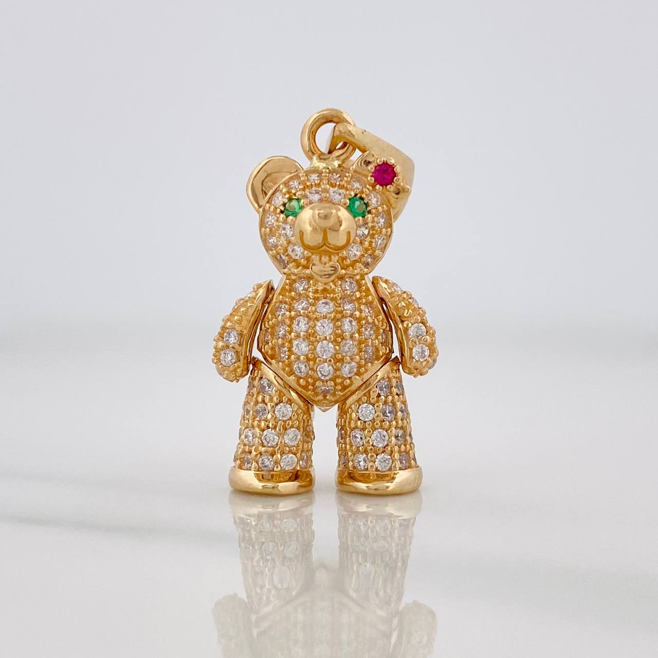 Dije Oso Articulado 4.55g / 1 1/4 in Oro Amarillo 18K