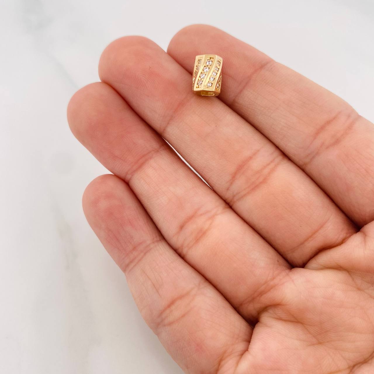 Herraje Cilindro 1.45g / 1/4 in Oro Amarillo 18K