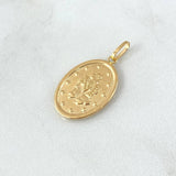 Dije Virgen Milagrosa 1.45gr / 2.5cm / Borde Liso Oro Amarillo 18K