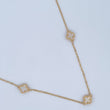 Classic Link Chain Clover 6.25gr / 50cm / Nac.Esp. 18K Gold $