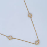 Classic Link Chain Clover 6.25gr / 50cm / Nac.Esp. 18K Gold $