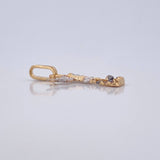 San Miguel Archangel Pendant 1.4gr / 2.5cm / 1.0in / 18K Gold $