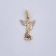 San Miguel Archangel Pendant 1.4gr / 2.5cm / 1.0in / 18K Gold $