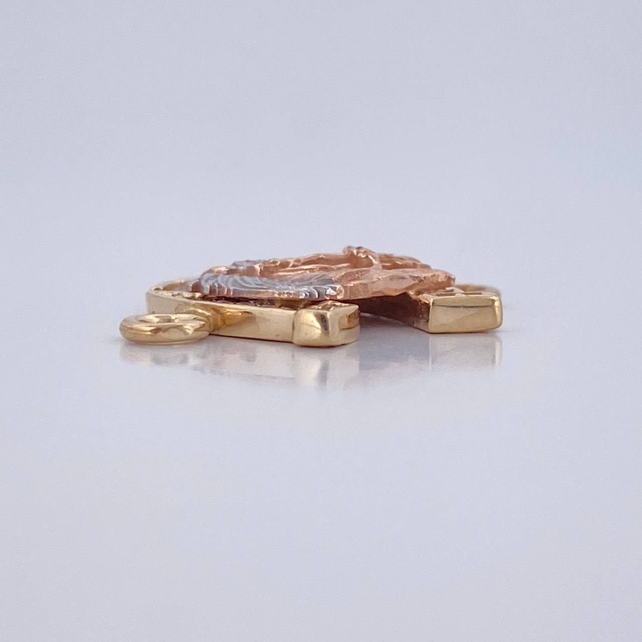 Charm Horseshoe Horse 2.25gr / 0.8in / 18K Gold $