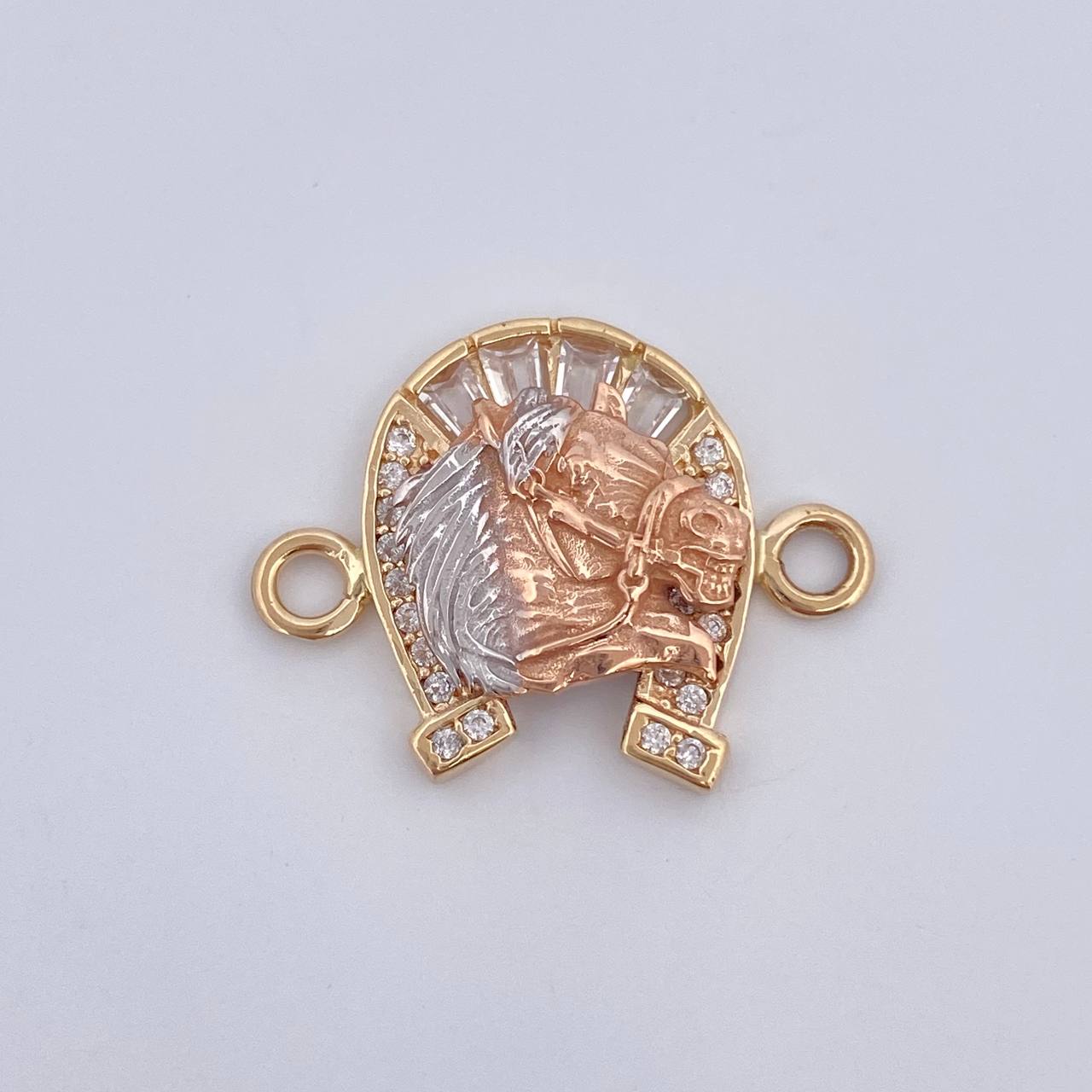 Charm Horseshoe Horse 2.25gr / 0.8in / 18K Gold $
