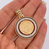 San Benito Pendant 8.35gr / 4cm / 1.6in / 18K Gold $