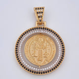San Benito Pendant 8.35gr / 4cm / 1.6in / 18K Gold $