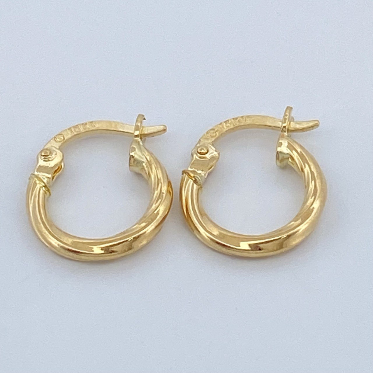 Candongas Mary 0.85gr / 1/2 in / Oro Amarillo 18K &