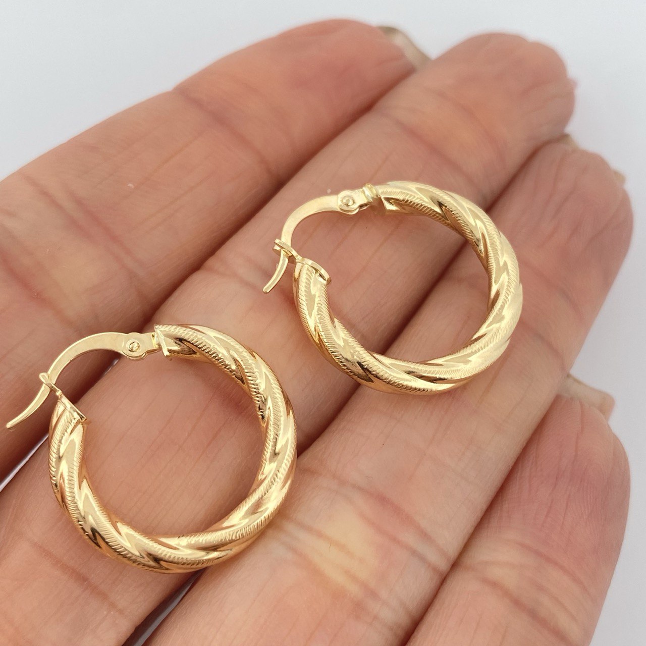 Candongas Anny 2.15gr / 3/4 in / Oro Amarillo 18K &