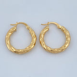 Candongas Anny 2.15gr / 3/4 in / Oro Amarillo 18K &