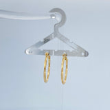 Candongas Deis 1.2gr / 1 in / Oro Amarillo 18K &