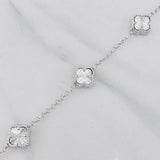Pulso Trebol Aro Seguido 8.15g / 8 in / 1.7mm Plata 925
