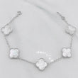Pulso Modulable Trebol Aro Seguido 7.1g / 7 1/2 in - 7 3/4 in / 1.3mm Plata 925