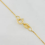 Set Cadena Veneciana + Dije Cruz / 1.45g / 15 3/4 in Oro Amarillo 18K