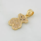 Dije Oso Ts 1.75g / 3/4 in Oro Amarillo 18K