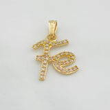 Dije Fe 1.1g / 3/4 in Oro Amarillo 18K