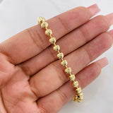 Cadena Militar Media Luna 13.4g / 18 1/2 in / 4mm Oro Amarillo 18K
