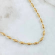 Rustic Barrel Chain 9.2gr / 25.6in / 18K Gold