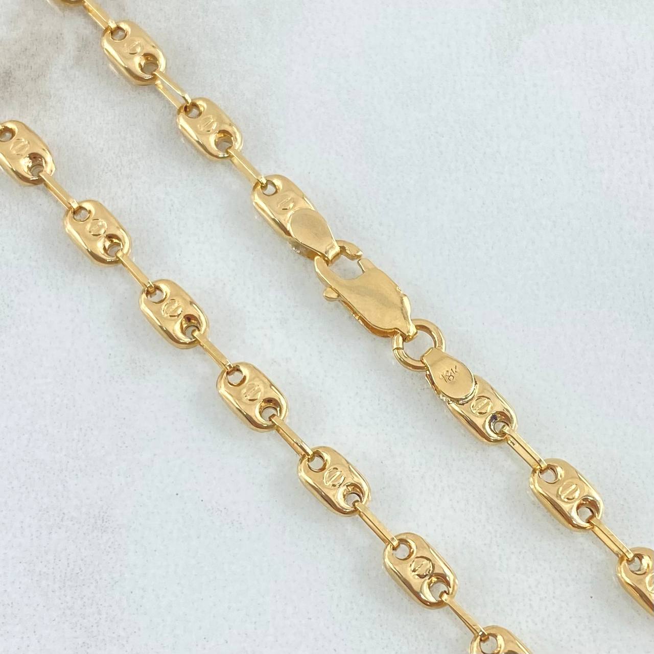 GC Chain Rustic Screw 9.55gr / 25.6in / 18K Gold