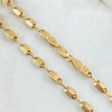 Rustic Intercalated Chain 11.9gr / 65cm / 18K Gold