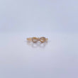 Infinity Ring 2.1gr / T5 / White Zircons 18K Yellow Gold &