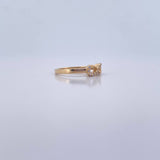 Infinity Ring 2.1gr / T5 / White Zircons 18K Yellow Gold &