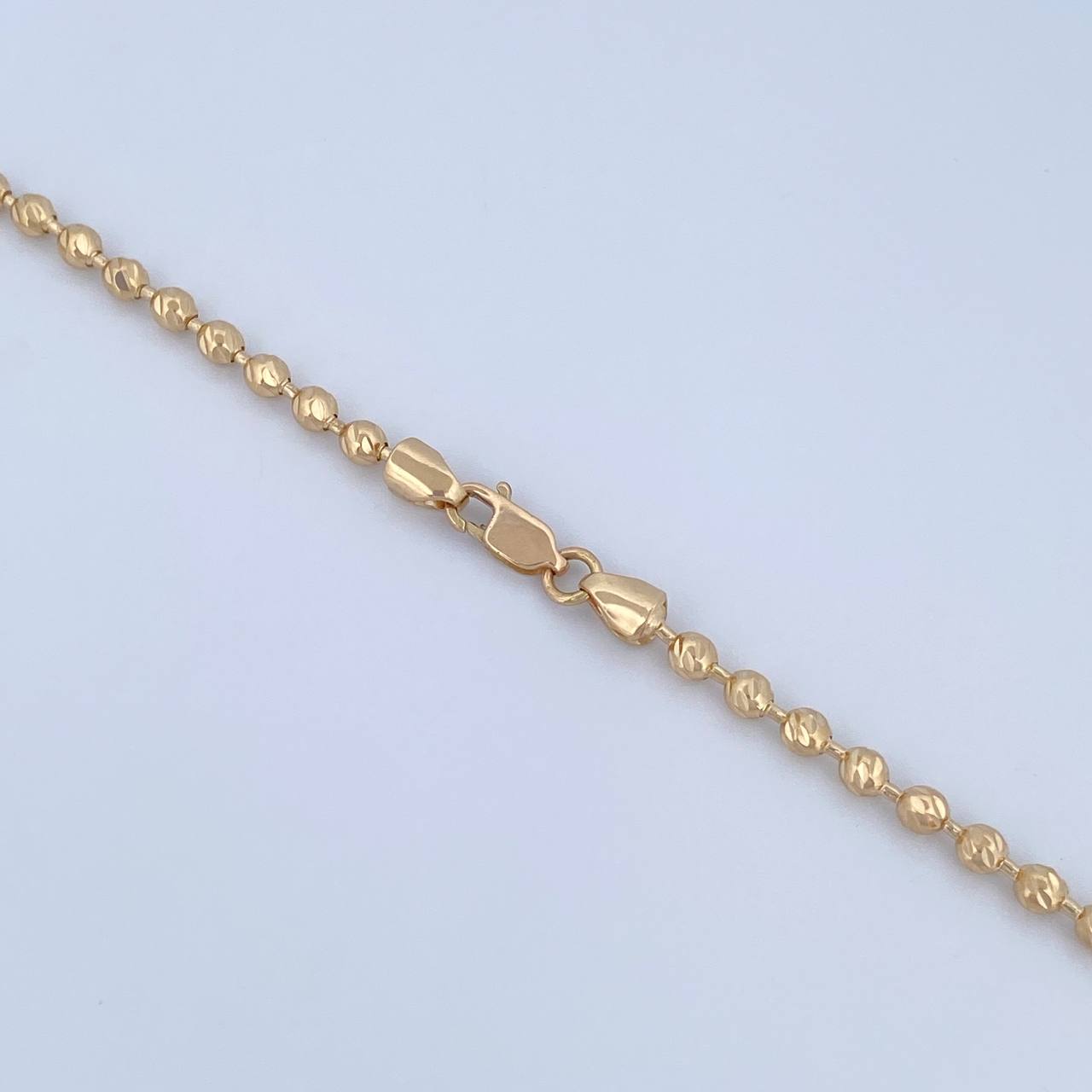 Cadena Militar 19.4gr / 61.5cm / 3mm Oro Amarillo 18K $