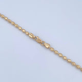Military Chain 19gr / 61.3cm / 3mm 18K Yellow Gold $