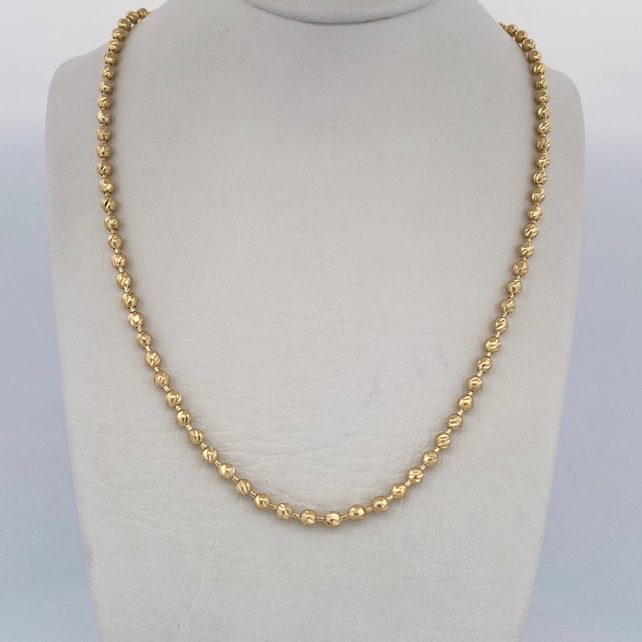 Cadena Militar 19.4gr / 61.5cm / 3mm Oro Amarillo 18K $