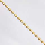 Cadena Militar Media Luna 10.35gr / 23 1/2 in / 3mm Oro Amarillo Nac.Esp. 18K ©