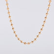 Half Moon Military Chain 10.5gr / 23 1/2 in / 2mm Rose Gold Nac.Esp. 18K