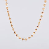 Half Moon Military Chain 10.5gr / 23 1/2 in / 2mm Rose Gold Nac.Esp. 18K