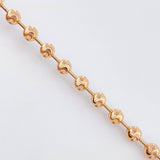 Half Moon Military Chain 10.5gr / 23 1/2 in / 2mm Rose Gold Nac.Esp. 18K