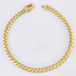Pulso Cubano Monaco 7.85gr / 8 1/4 in / 4.8mm Oro Amarillo +4 18K