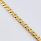 Pulso Cubano Monaco 7.85gr / 8 1/4 in / 4.8mm Oro Amarillo +4 18K