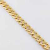Cuban Links Bracelet Monaco 7.6gr / 7 3/4 in / 5.2mm Yellow Gold +4 18K *