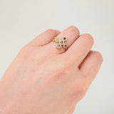 Dense Cross Ring 2.65gr / T6 1/2 / Yellow Gold 18K ©