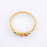 Anillo Espiga De Trigo 2gr / T8 / Oro Amarillo 18K