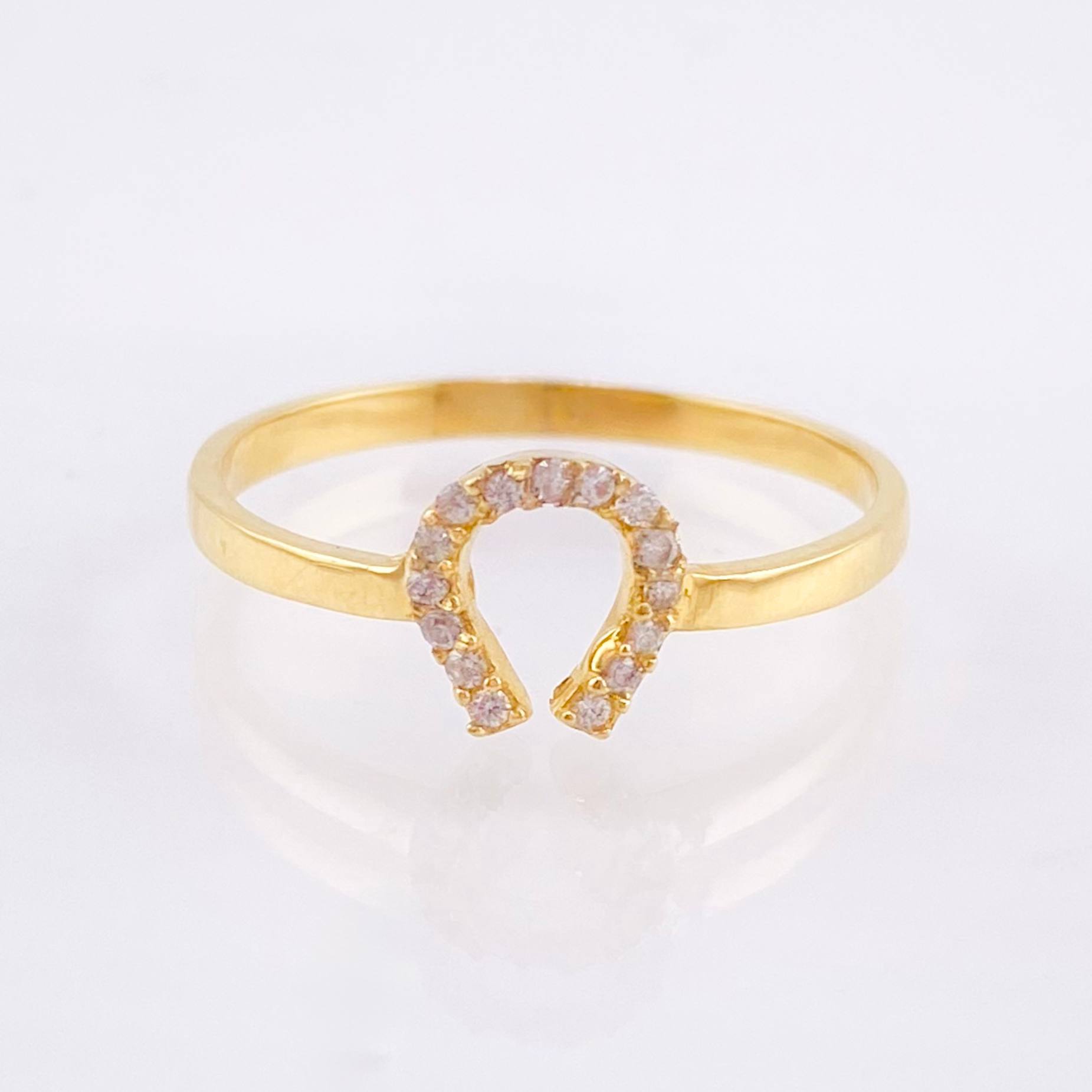 Omega Horseshoe Ring 1.5 g / T6 18K Yellow Gold