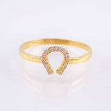 Omega Horseshoe Ring 1.5 g / T6 18K Yellow Gold