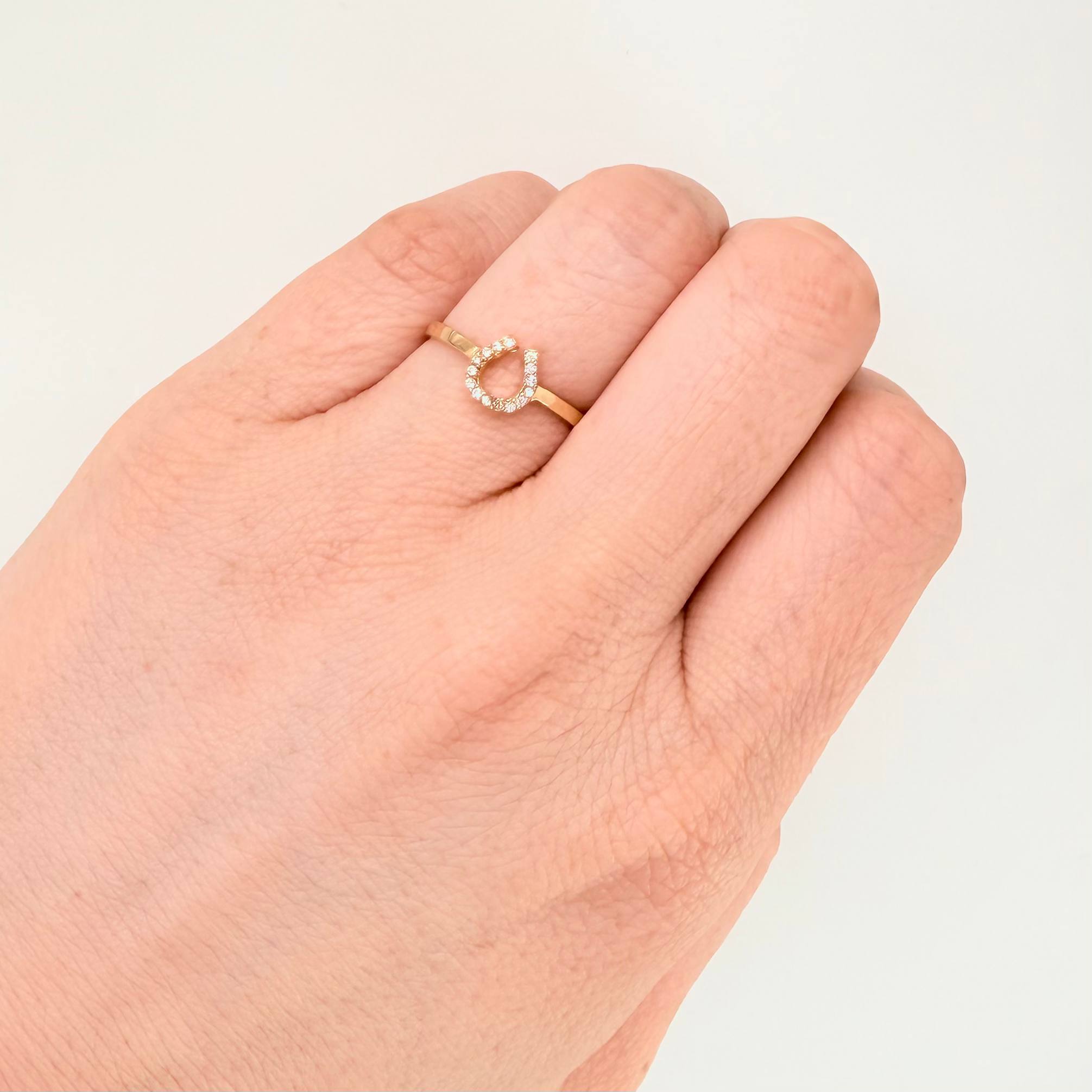 Omega Horseshoe Ring 1.5 g / T6 18K Yellow Gold