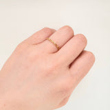 Anillo Carril De Cortinas 1.15gr / T6 1/2 / Oro Amarillo 18K